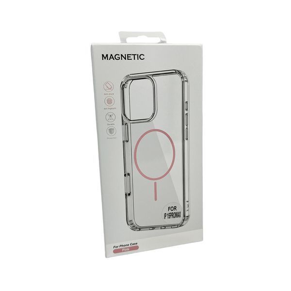 Чехол Cosmic Acrylic Thin Magnetic для Apple iPhone 15 Pink