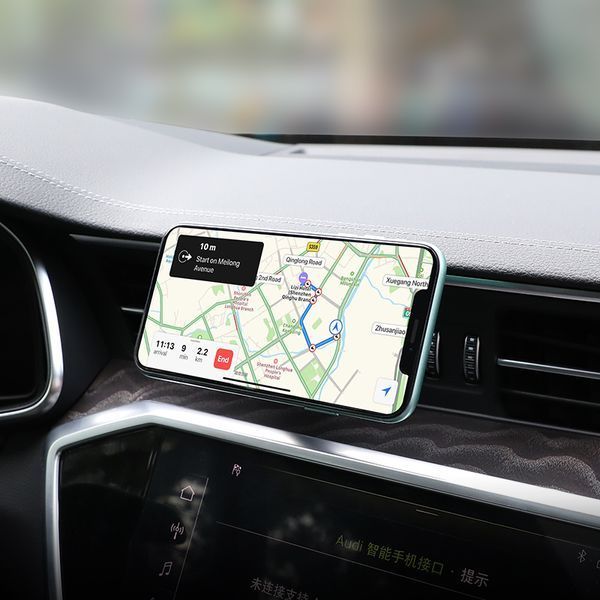 Автодержатель для телефона HOCO CA65 Sagittarius series air outlet magnetic car holder Black