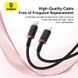 Кабель Baseus Dura Series Fast Charging Cable Type-C to iP 20W 2m Red+Black