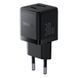 Мережевий зарядний пристрій з кабелем Baseus Palm Fast Charger C+U 30W EU Cluster Black (with Baseus Mini White Cable USB-C to USB-C 60W (20V/3A) 1m)
