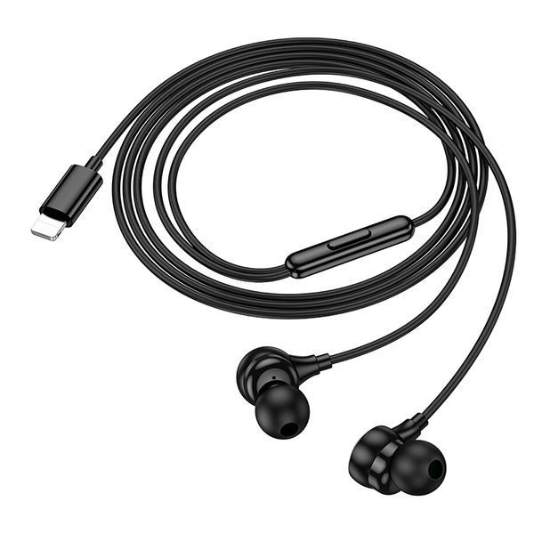 Навушники дротові HOCO M116 (Lightning) Black
