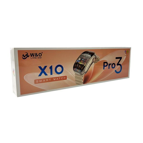 Смарт-часы W&O X10 Pro 3 46mm. 240 mAh, IP67 Gold