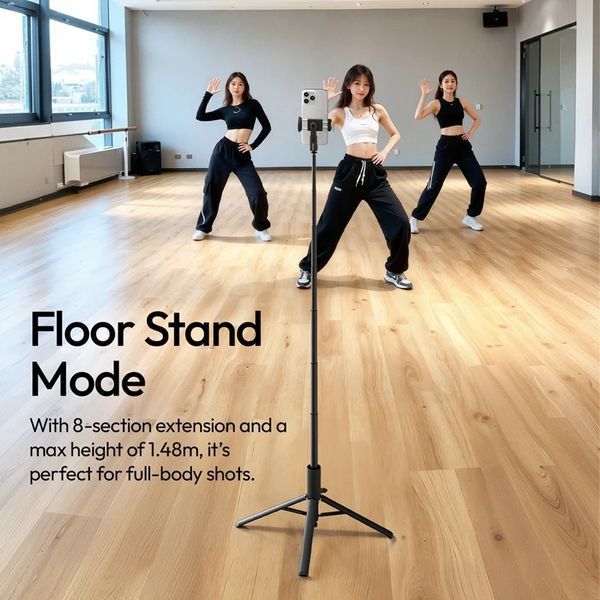Селфі-монопод Ulanzi Ulanzi MT86 Automatic Phone Tripod(Phone Clamp,Black)