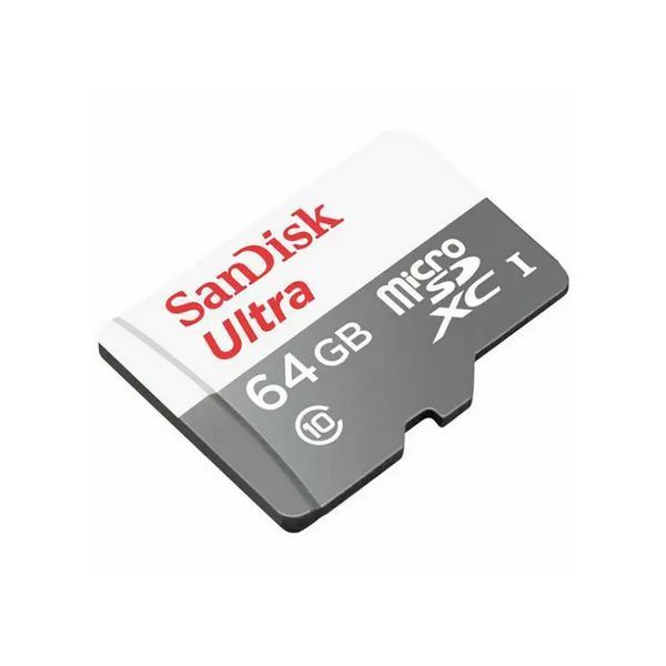 Карта памяти microSDXC (UHS-1) SanDisk Ultra 64Gb class 10 A1 (100Mb/s)