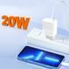 Сетевое зарядное устройство для WUW-C196 1Type-C PD20W white