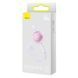 Кабель Baseus Bright Mirror 2 Series Retractable 3-in-1 Fast Charging Data Cable USB to M+L+C 66W 1.1m Purple