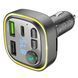 ОЗУ с FM-модулятором BOROFONE BC48 Broad QC3.0 car BT FM transmitter 18W Black