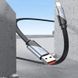 Кабель HOCO U119 USB для Type-C 5A, 1.2m, nylon, алюминиевые подключения, Black
