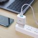 Сетевое зарядное устройство с кабелем HOCO C12Q Smart QC3.0 charger set(Type-C) 18W White