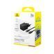 Мережевий зарядний пристрій з кабелем Baseus Palm Fast Charger 1C 30W EU Cluster Black(With: Baseus Mini White Cable C to C 60W(20V/3A) 1m