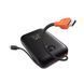 Внешний аккумулятор VEGER Built-In 2 cables Ultra Mini 30000mAh
