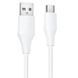 Кабель HOCO X124 Bien silicone charging data cable Type-C White