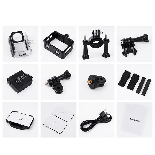Экшн-камера HOCO DV102 4K anti-shake sports camera Black