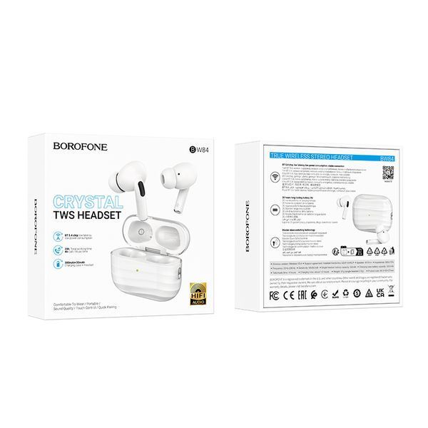 Бездротові навушники TWS BOROFONE BW84 Dream White