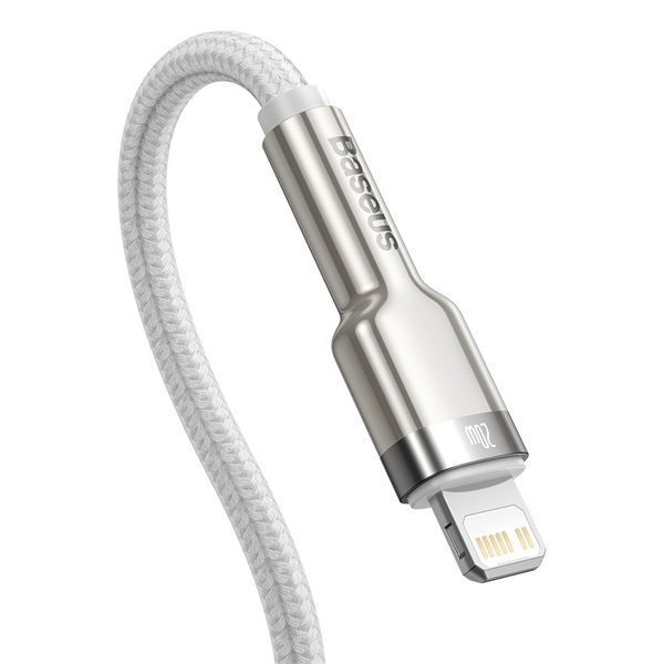 Кабель Baseus Cafule Series Metal Data Cable Type-C to iP PD 20W 2m White