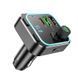ОЗУ с FM-модулятором BOROFONE BC53 Highway PD20W+QC3.0 car BT FM transmitter 18W Black