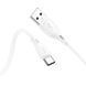 Кабель HOCO X61 Ultimate silicone charging data cable для Type-C White