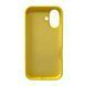 Чехол для смартфона Silicone Full Case AA Open Cam для iPhone 16 56,Sunny Yellow