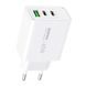 Мережевий зарядний пристрій REMAX Kiddy Series 45W 2C+1A Fast Charger RP-U139 EU-WHITE