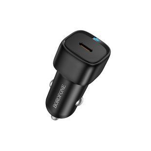 Автомобильное зарядное устройство BOROFONE BZ34A Cloud single port PD20W car charger Black