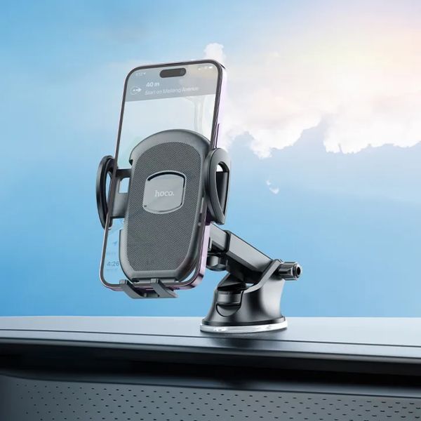 Автодержатель для телефона HOCO H9 General car holder(center console) Black