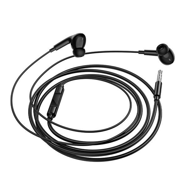 Наушники проводные BOROFONE BM100 Pro (3.5mm) Black