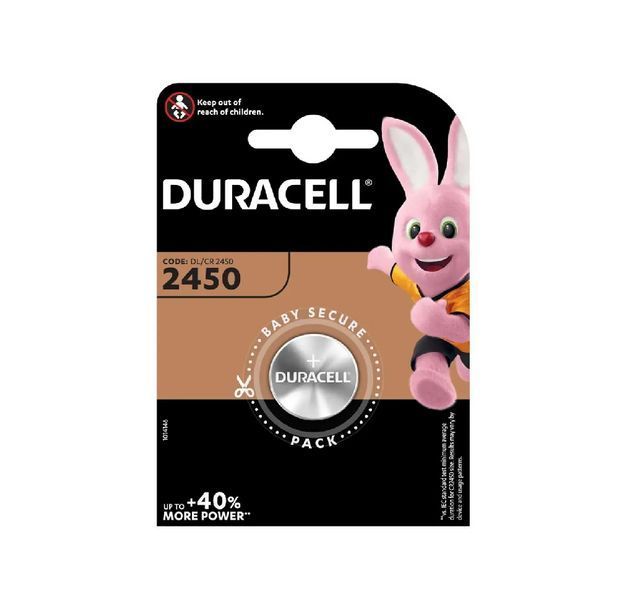 Батарейка Duracell CR2450 3V літієва (1шт)