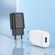 Сетевое зарядное устройство с кабелем HOCO C134A Solid single-port charger set(Type-C) White