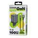 Мережевий зарядний пристрій з кабелем REMAX Wisdom Series 100W GaN Travel Charger+A-C Data Cable Set CA-15(AC100W) EU Tarnish