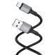 Кабель BOROFONE BX83 Micro Famous silicone charging data cable Black