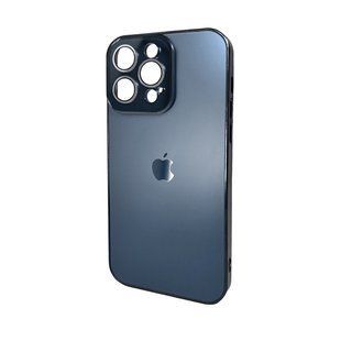 Чохол для смартфона AG Glass Sapphire Frame MagSafe Logo for Apple iPhone 14 Pro Sea Blue