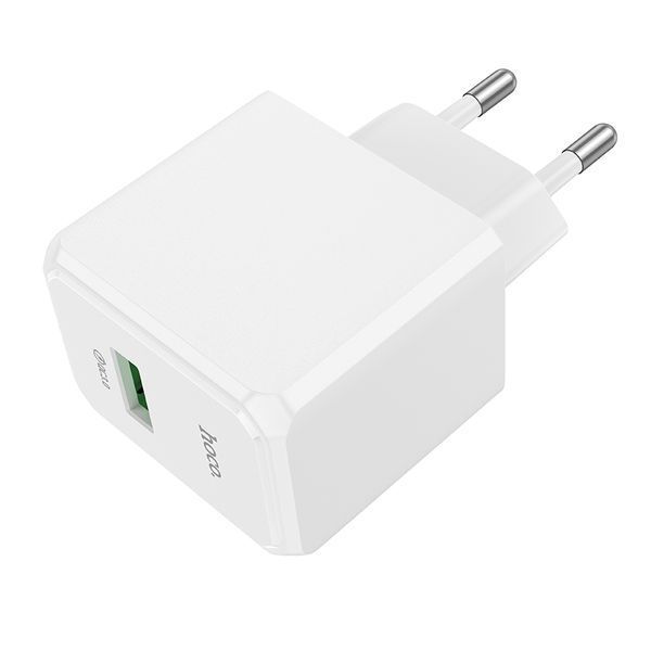 Сетевое зарядное устройство HOCO CS12A Ocean single port QC3.0 charger White