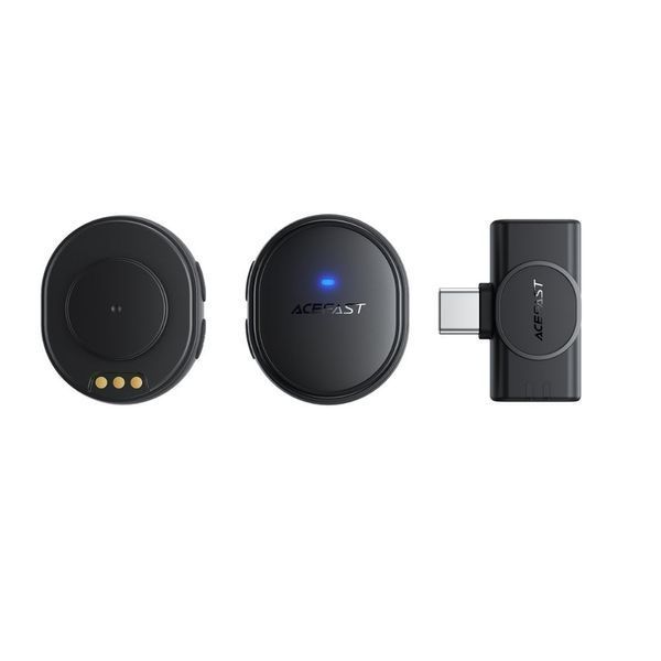 Бездротова мікрофонна система ACEFAST R3 dual-mic (Type-C) Black