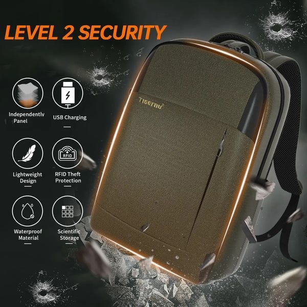 Рюкзак Tigernu T-B3906B 15.6" Army Green