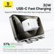 Сетевое зарядное устройство с кабелем Baseus Palm Fast Charger 1C 30W EU Moon White