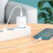 Сетевое зарядное устройство HOCO C105A Stage dual port PD20W+QC3.0 charger White