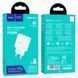 Мережевий зарядний пристрій HOCO C80A Plus Rapido PD20W+QC3.0 charger White