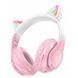 Бездротові накладні навушники HOCO W42 Cat ears BT headphones Cherry Blossom