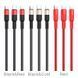 Кабель HOCO X26 Xpress 1 pull three charging cable iP+Micro+Type-C Black+Red