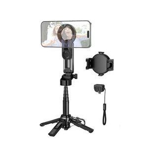 Селфи-трипод HOCO K27 Pro Magic mini live broadcast stand(pull clip+magnetic focusing version) (48cm) Black
