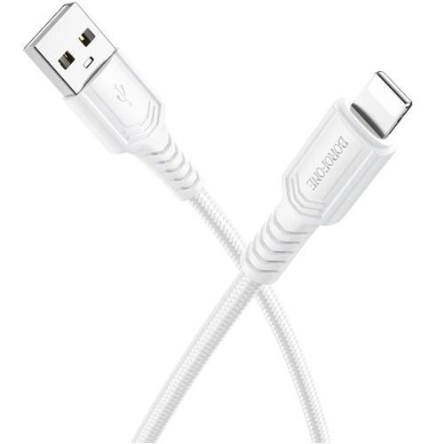 Кабель BOROFONE BX116 Certain charging data cable iP White
