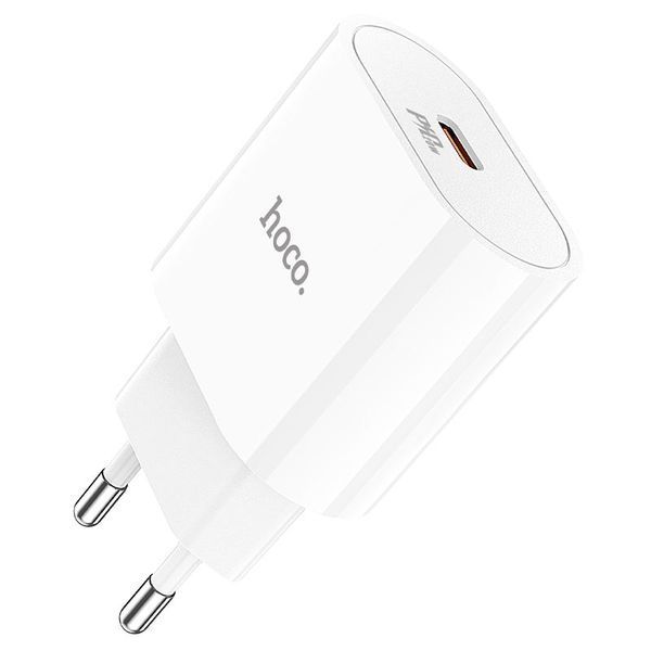 Сетевое зарядное устройство HOCO C94A Metro single port PD20W charger White