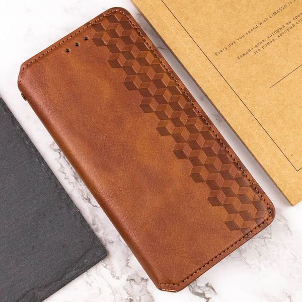 Чехол-книга для смартфона Rubic Leather для Samsung Galaxy M15/F15 5G Brown