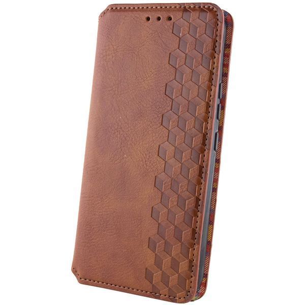 Чехол-книга для смартфона Rubic Leather для Samsung Galaxy M15/F15 5G Brown