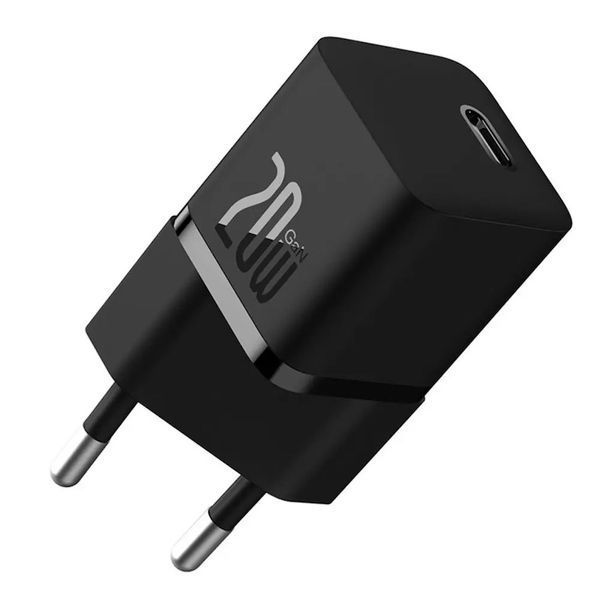 Сетевое зарядное устройство для Baseus GaN5 Fast Charger(mini) 1C 20W EU Black