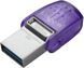 Флеш-накопичувач Kingston USB 3.2 DT microDuo 3C 128GB (Type-A/Type-C) (200Mb/s)