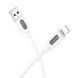 Кабель BOROFONE BX114 Structure silicone charging data cable iP White