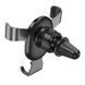 Автодержатель для телефона HOCO CA56 Plus Armor metal gravity car holder Black