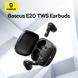Бездротові навушники TWS Baseus Bowie E20, ENC, IPX5, Black