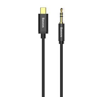 Аудиокабель Baseus Yiven Type-C male To 3.5 male, nylon braid, 1,2m, Black